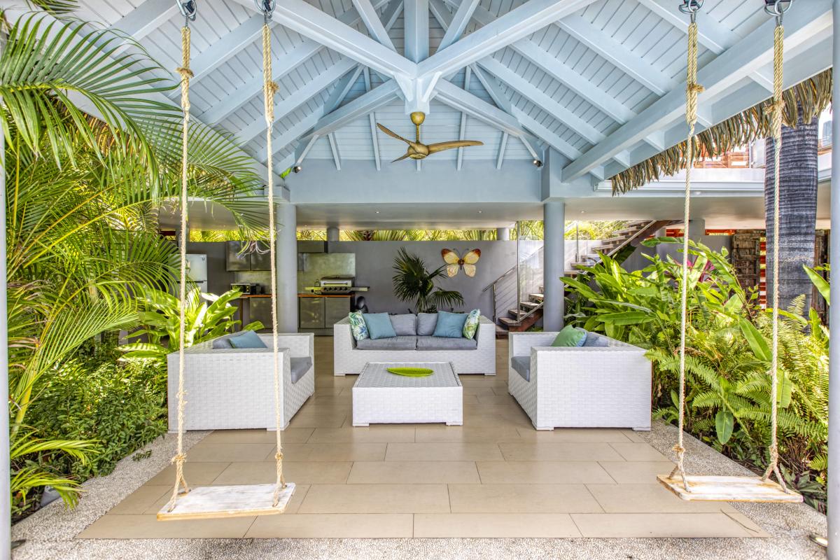 Location villa Saint Martin Terres Basses - Villa 4 chambres 8 personnes - 350m de la plage de Baie aux Prunes - Piscine - Roof Top (7)